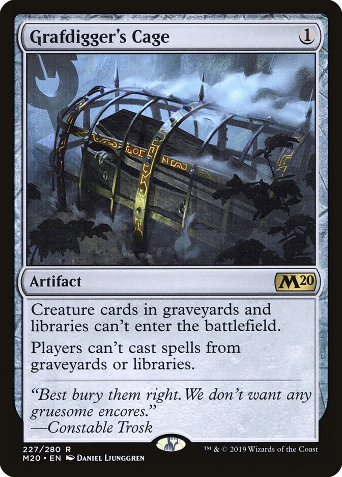 Grafdigger's Cage - Magic the Gathering card